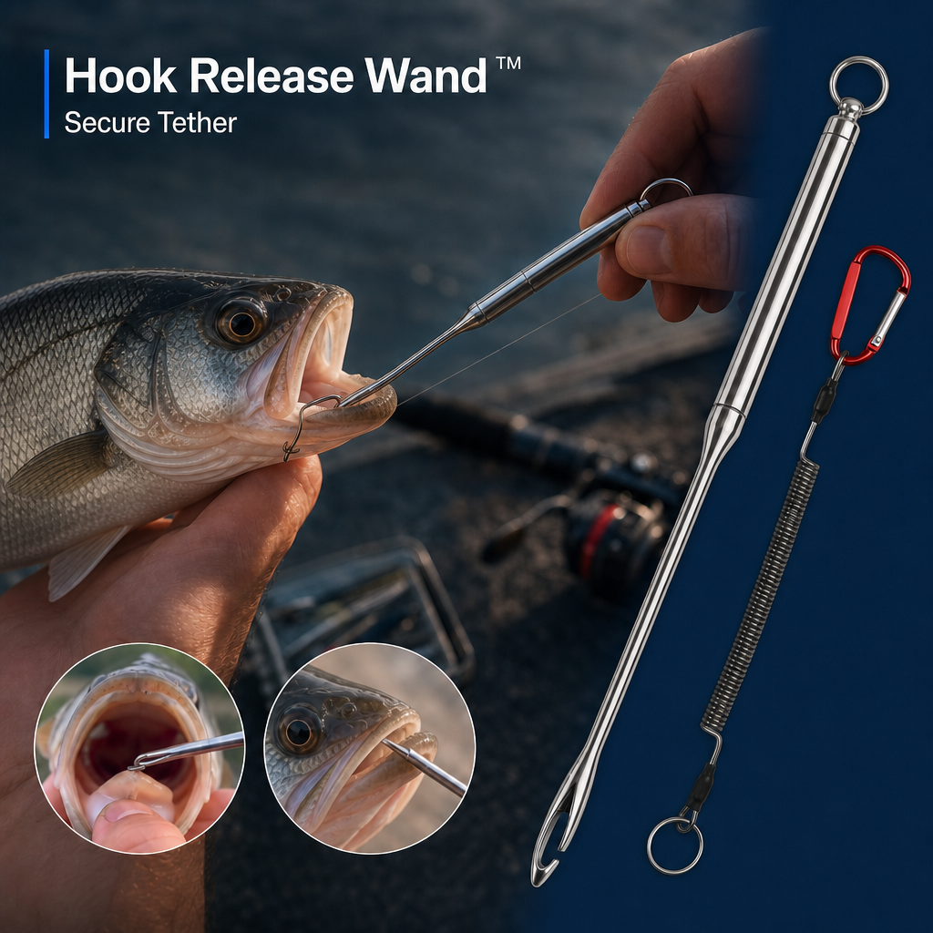 Hook Release Wand™ + Secure Tether